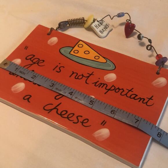 Handcrafted Quirky Funny Cheese Wall Art Decor - Picture 6 of 14